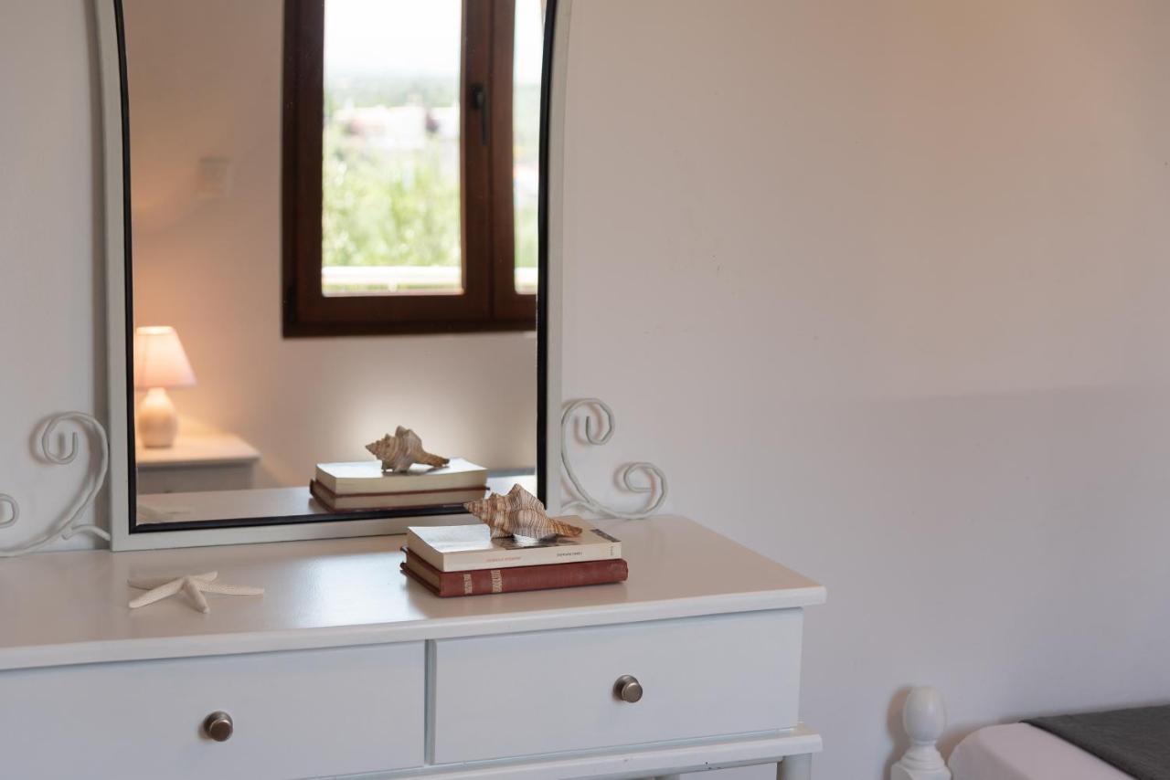 Family Villa Rousa In Rethymno With Pool, Bbq And Kids Area Лутра Экстерьер фото